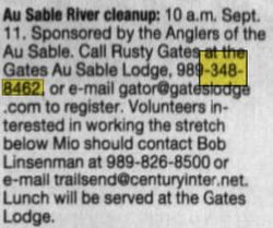 Gates Au Sable Lodge (Canoe Inn) - Aug 2004 Listing (newer photo)